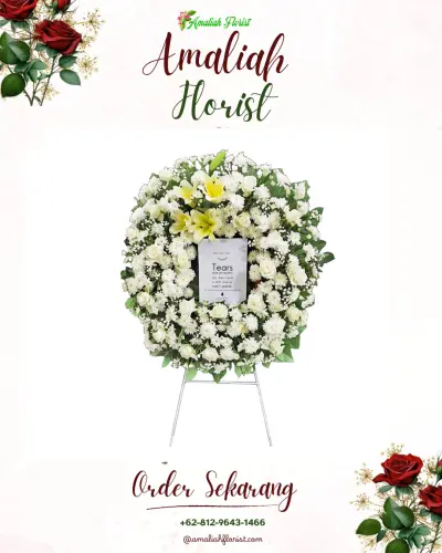 Krans Bunga Duka Cita di Sumubkidul