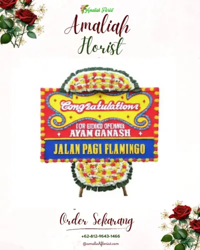 Bunga Papan Congratulation di Sumubkidul